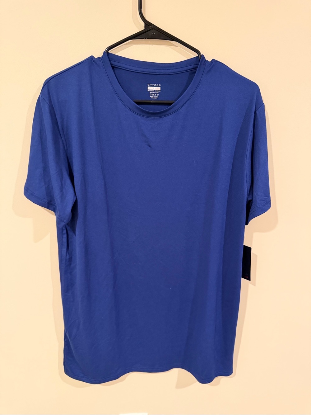 Spyder Men’s Short Sleeve Crew Tee in Royal Blue